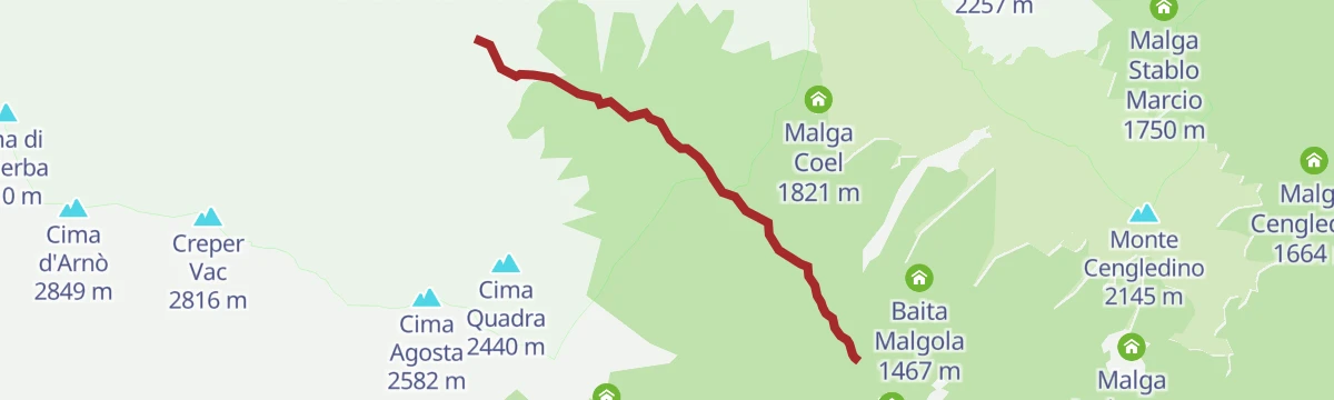 Route map: Torrente Arnò H1